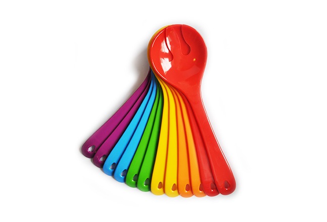 Łyżki do sałaty duże 31x9 cm (4)